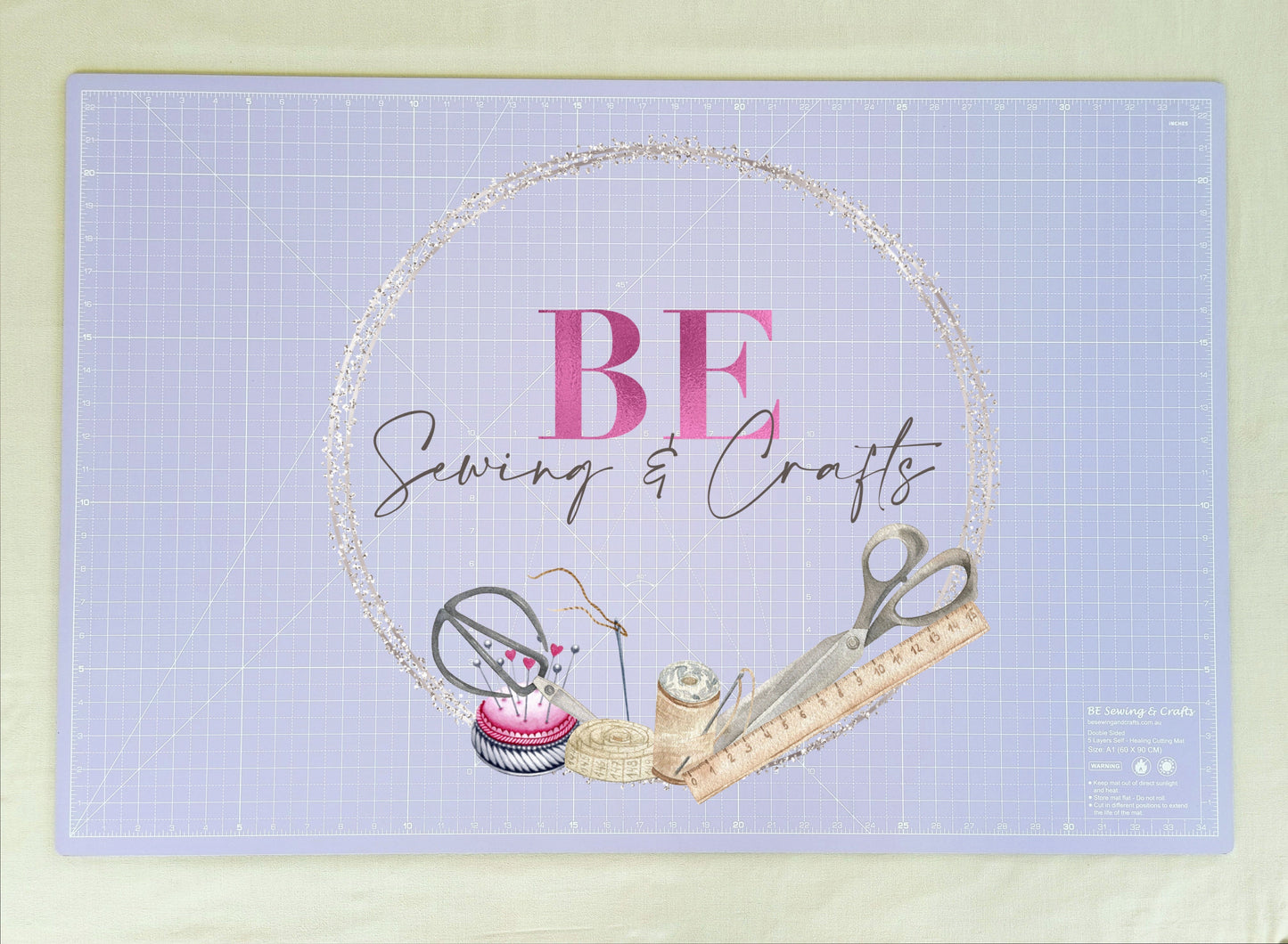 Cutting Mat Self Healing A1 Lilac Imperial 90cmx60cm