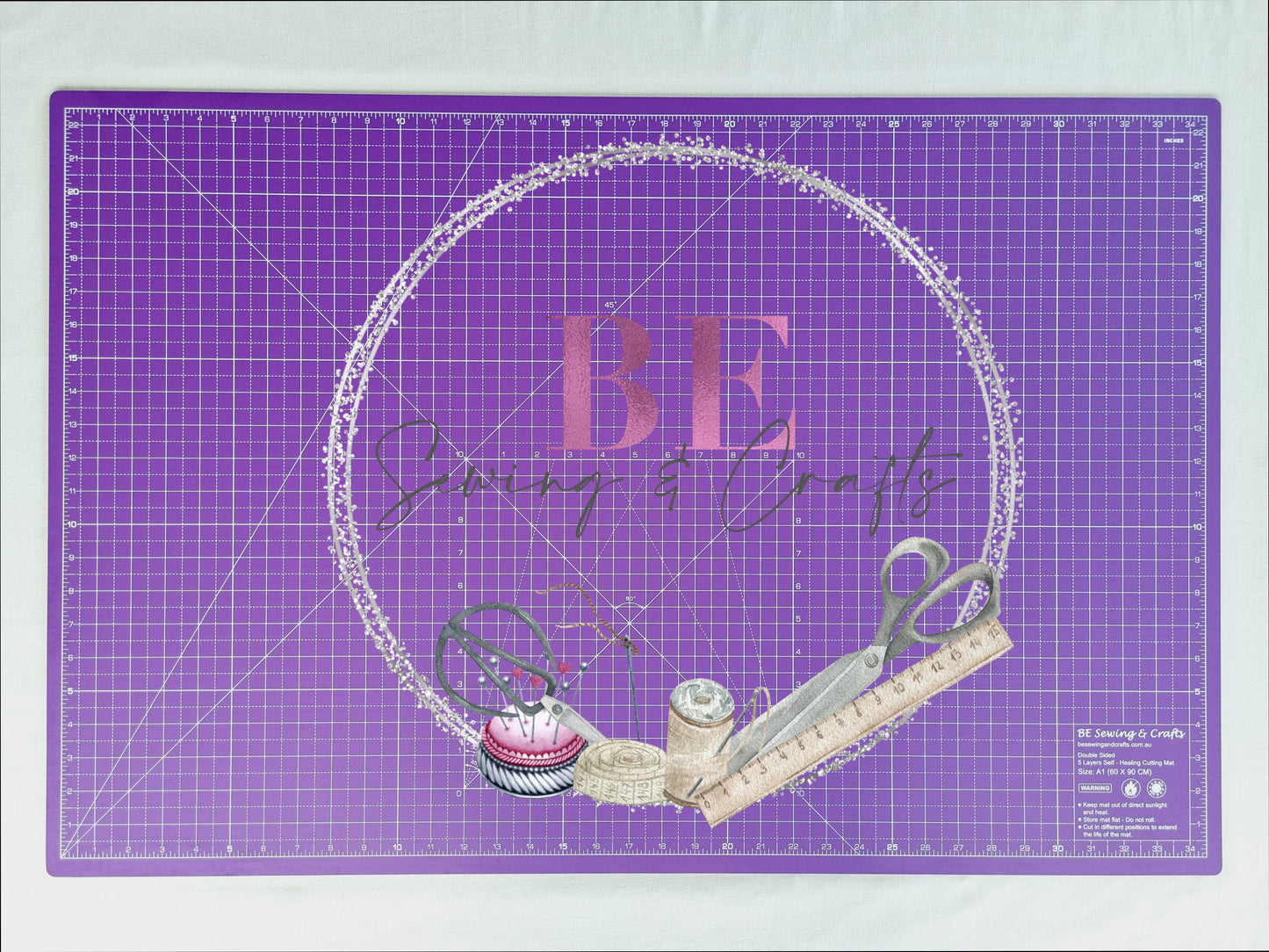 Cutting Mat Self Healing A1 Purple Imperial 90cm x 60cm