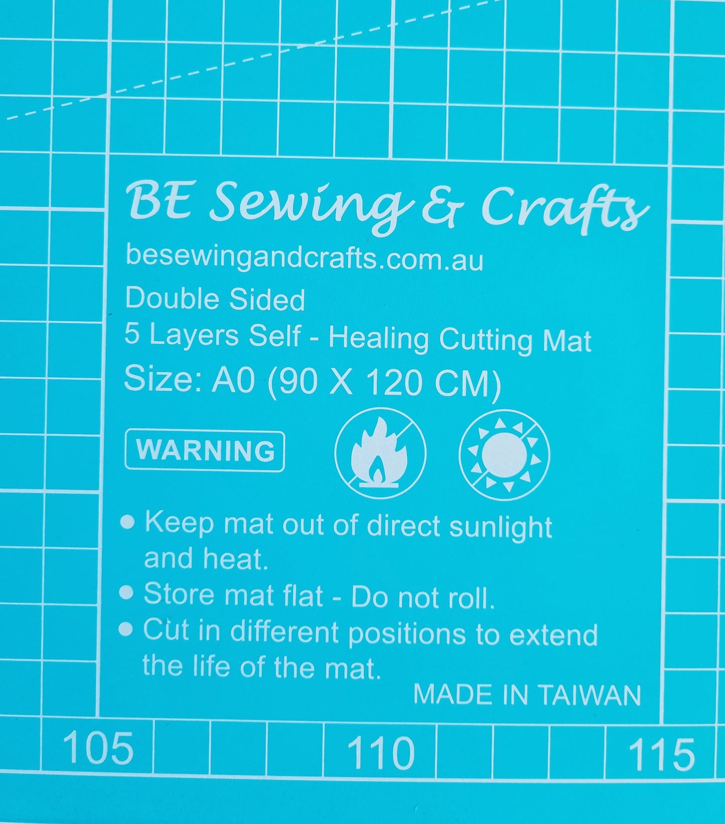 A0 Purple / Teal Self Healing Cutting Mat