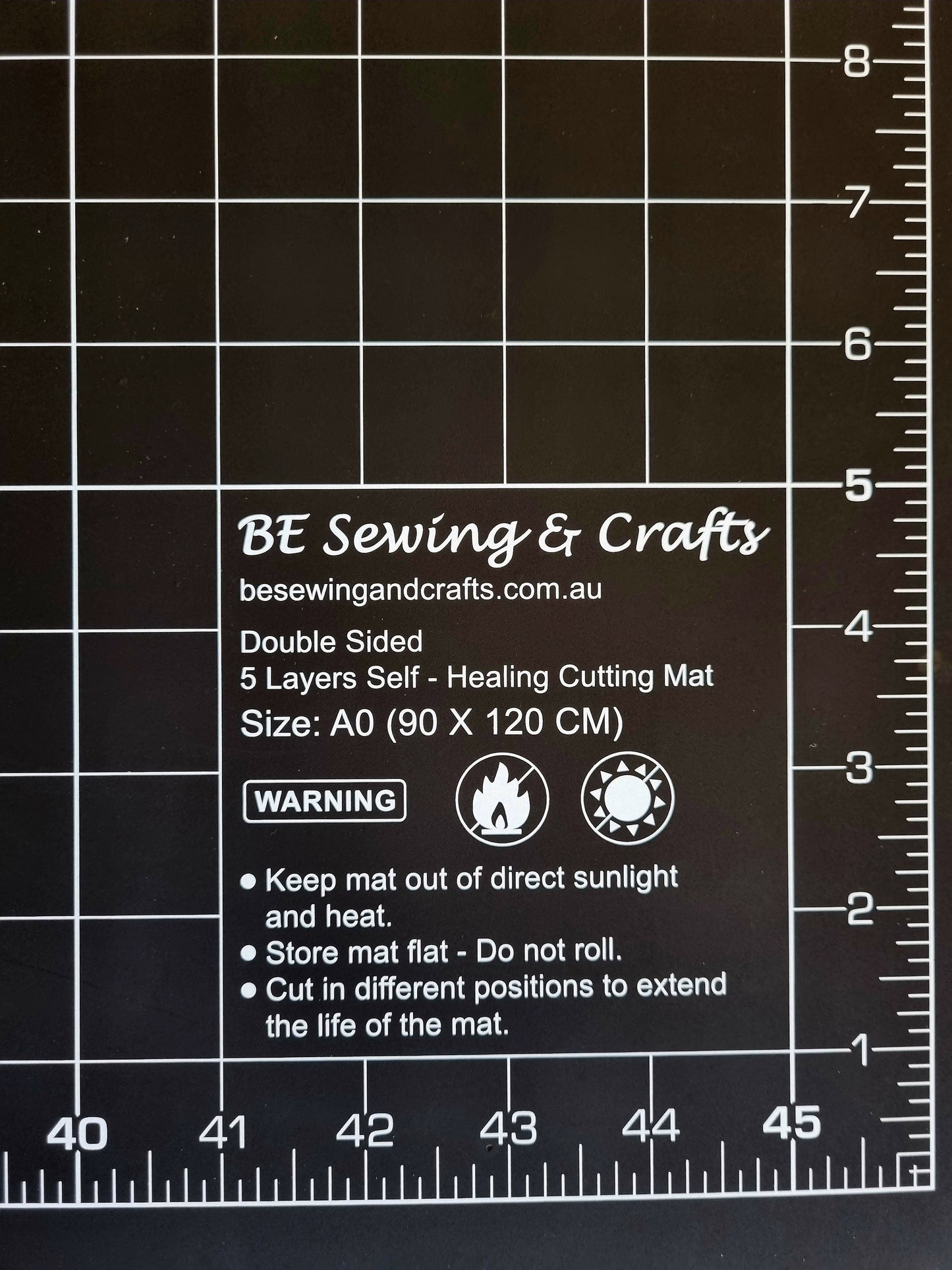 A0 Black Self Healing Cutting Mat