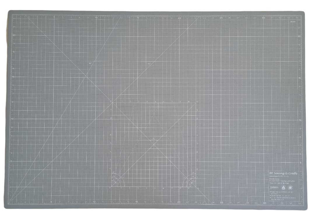 A1 Cool Grey Self Healing Cutting Mat 90cmx60cm