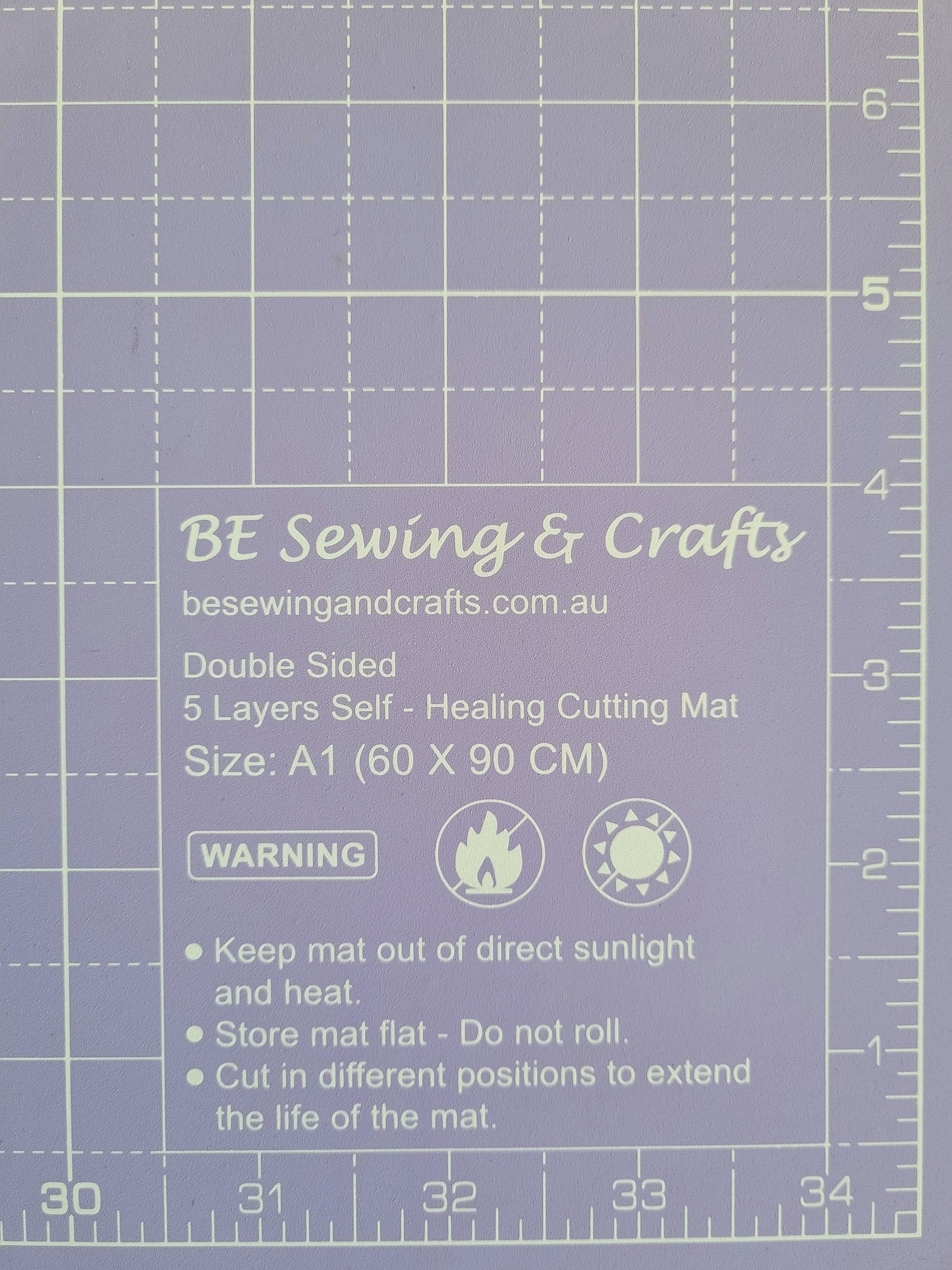 A1 Lilac Self Healing Cutting Mat