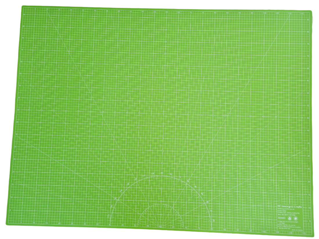 A0 Lime Green Self Healing Cutting Mat 120cmx90cm