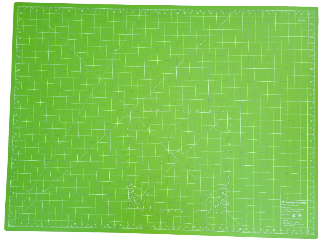 A0 Lime Green Self Healing Cutting Mat 120cmx90cm
