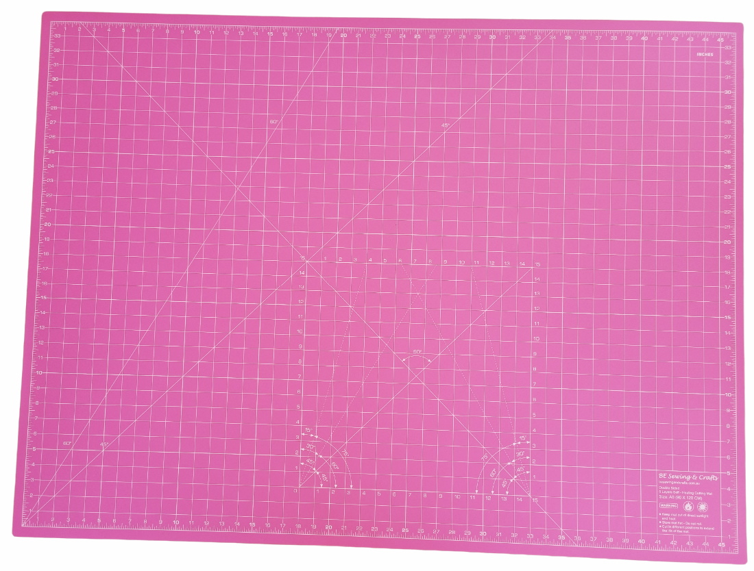 A0 Pink/Purple Self Healing Cutting Mat 120cmx90cm