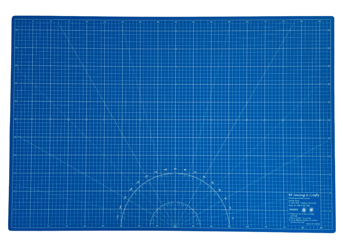 A1 Royal Blue Self Healing Cutting Mat 90cmx60cm