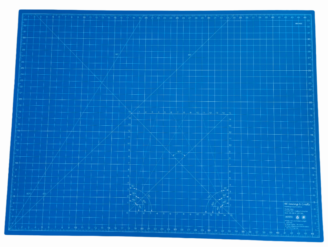 A0 Royal Blue Self Healing Cutting Mat 120cmx90cm