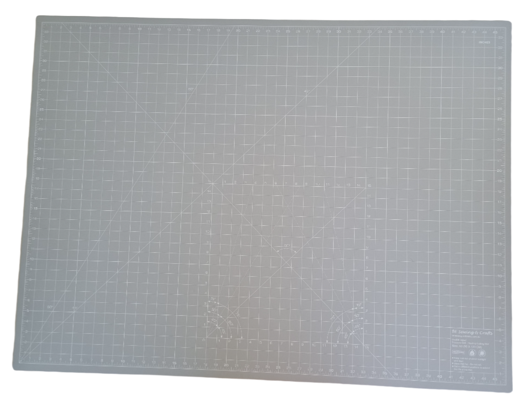 A0 Cool Grey Self Healing Cutting Mat 120cmx90cm 