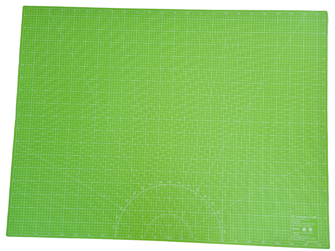 A0 Lime Green Self Healing Cutting Mat 120cmx90cm 