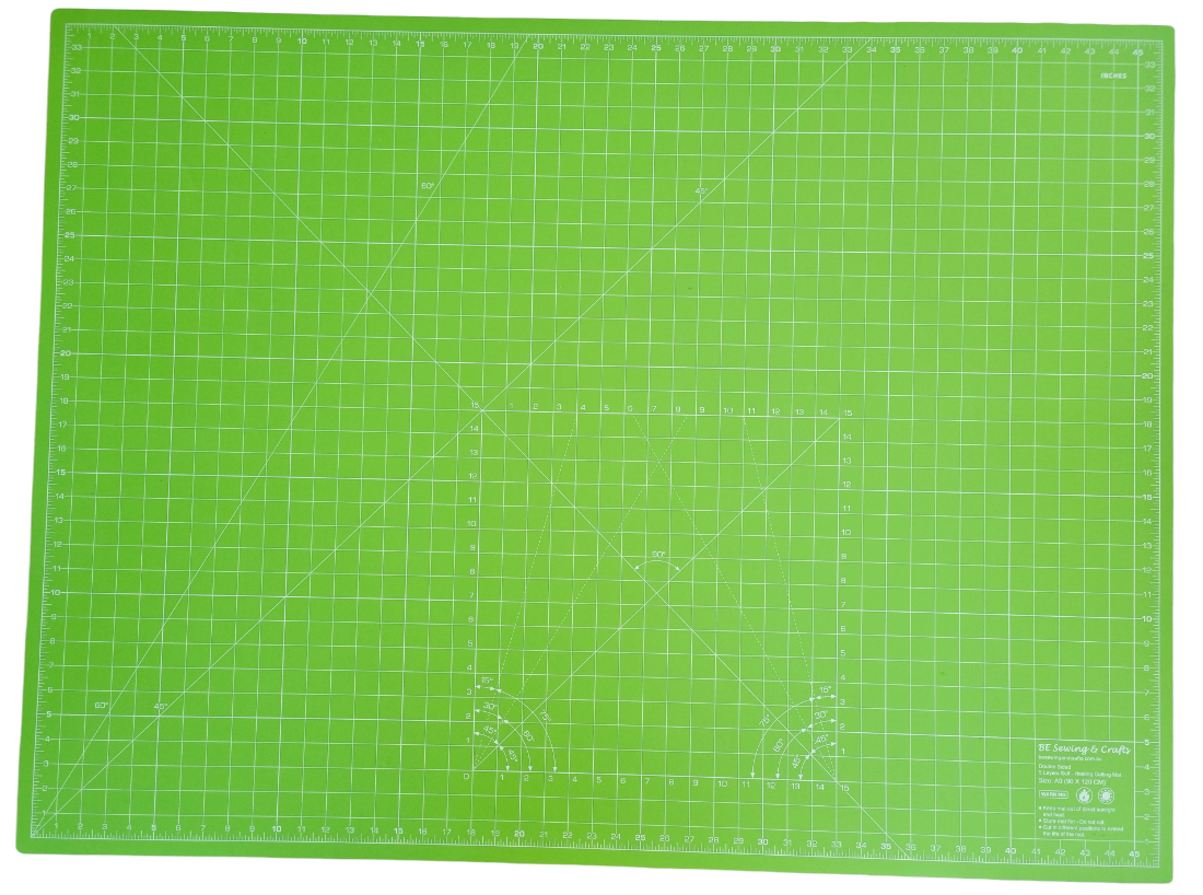 A0 Lime Green Self Healing Cutting Mat 120cmx90cm 