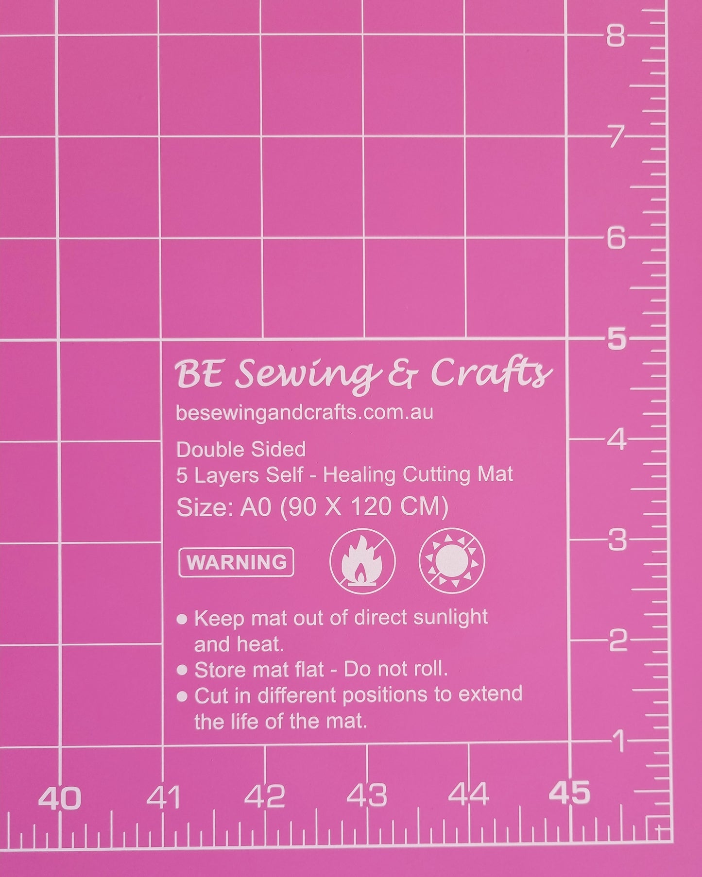 A0 Pink / Purple Self Healing Cutting Mat