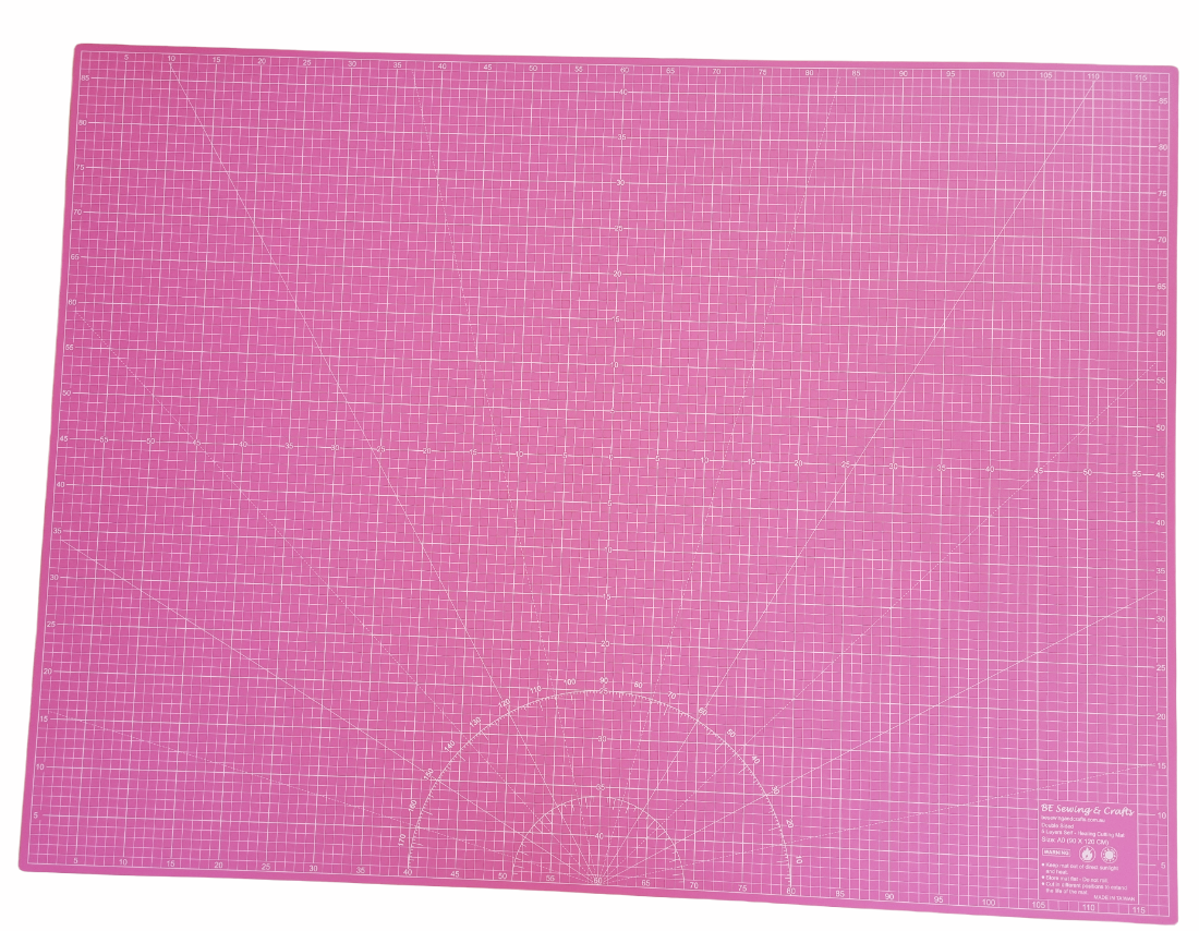 A0 Pink Self Healing Cutting Mat 120cmx90cm 