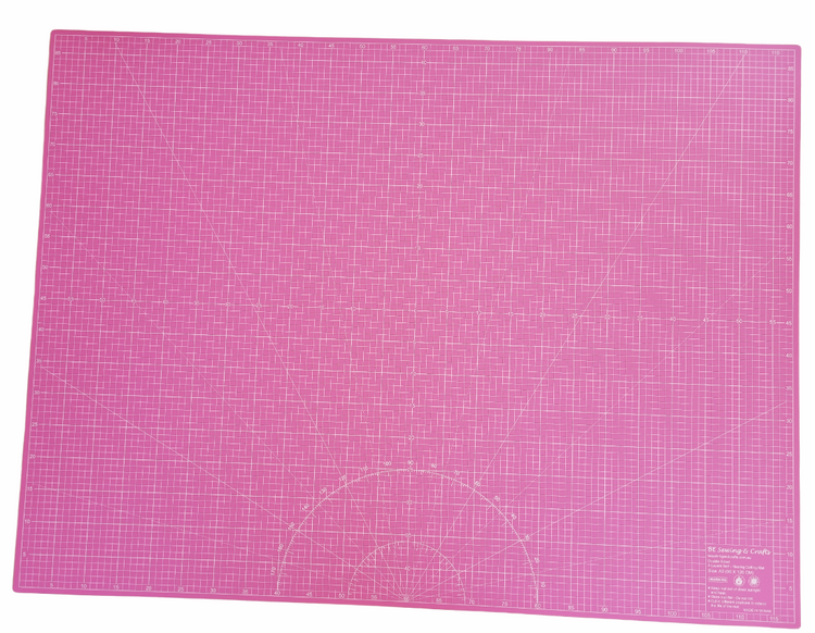 Cutting Mat, Pink Self Healing 1200x900mm Double Sided 5 ply BE
