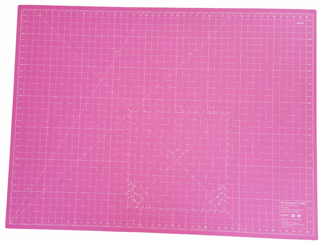 A0 Pink/Purple Self Healing Cutting Mat 120cmx90cm 