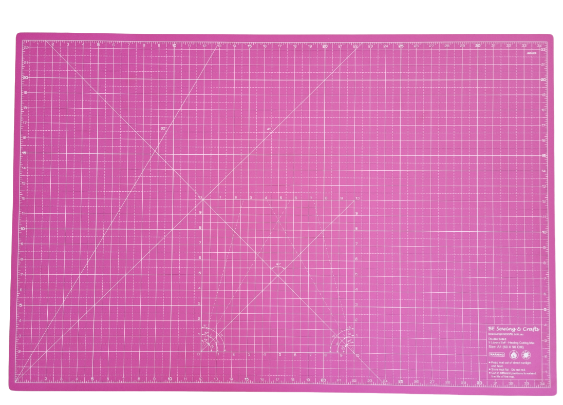 Cutting Mat, Pink/Purple Self Healing 900x600mm Double Sided 5 ply – BE ...
