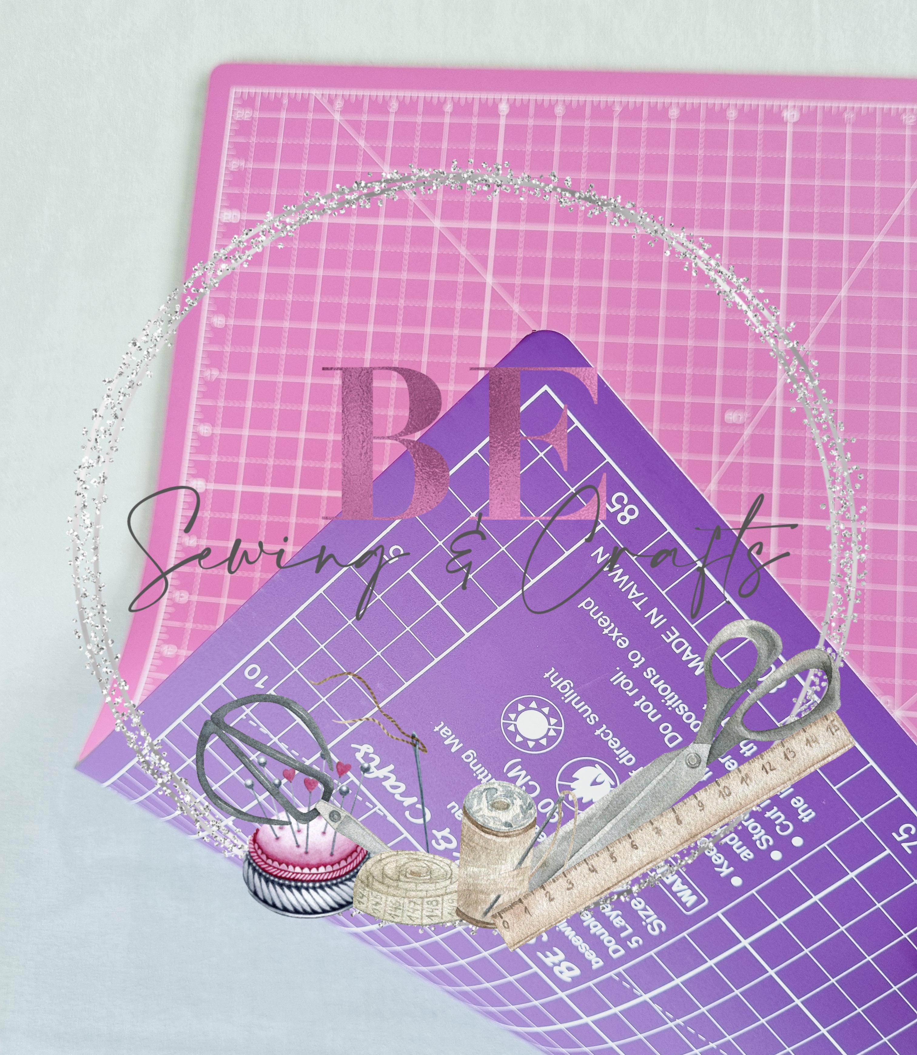 Cutting Mat, Pink/Purple Self Healing 1200x900mm Double Sided 5 ply ...