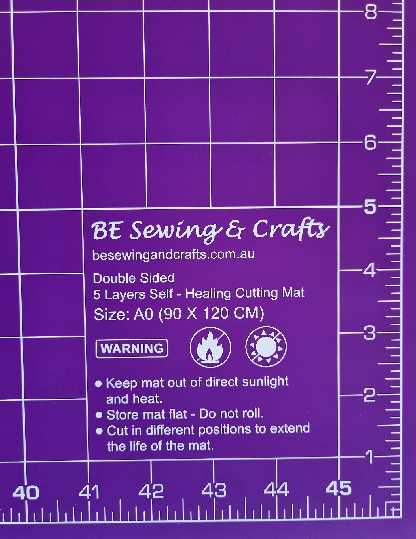 A0 Pink / Purple Self Healing Cutting Mat