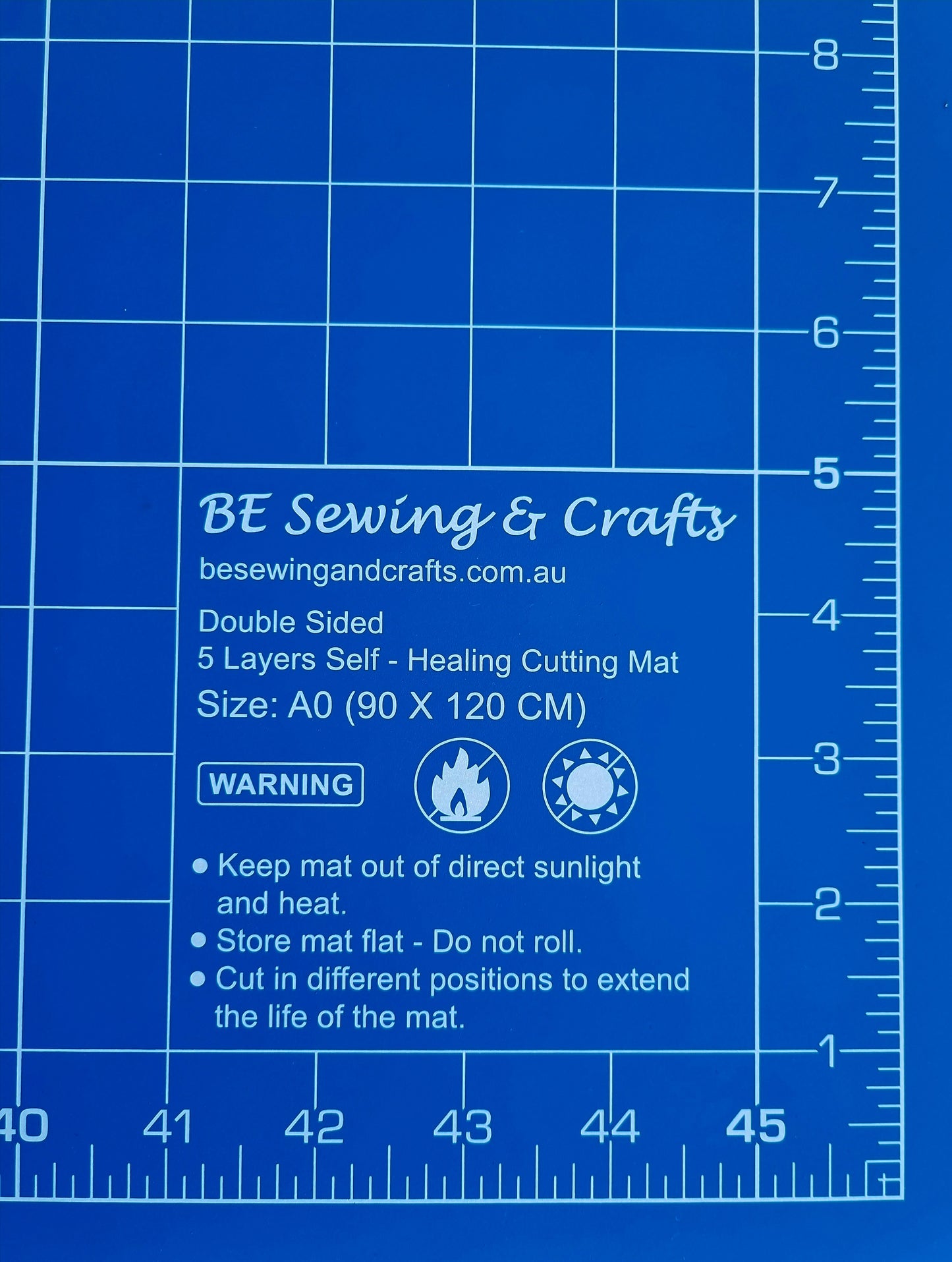 A0 Royal Blue Self Healing Cutting Mat