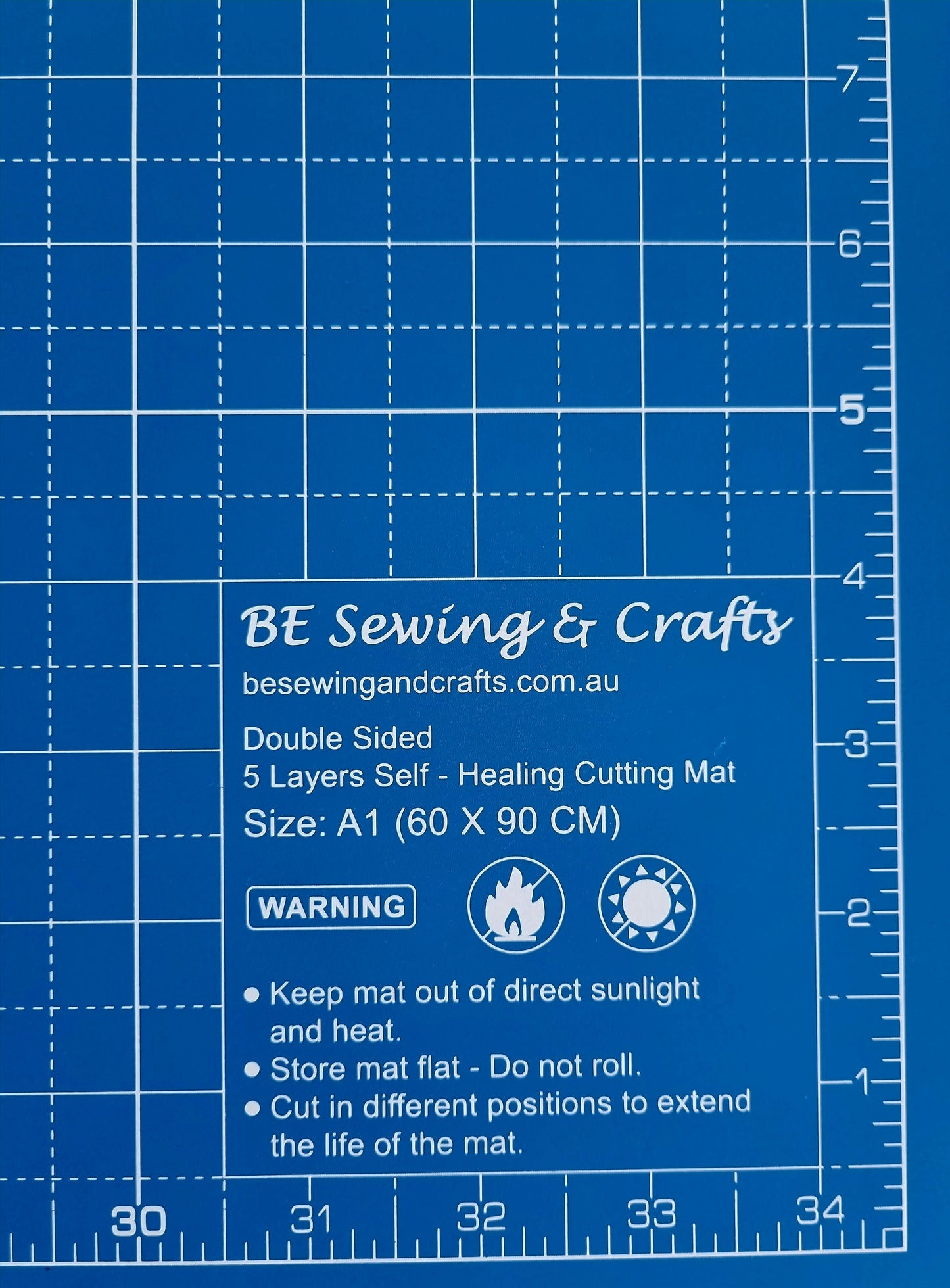 A1 Royal Blue Self Healing Cutting Mat