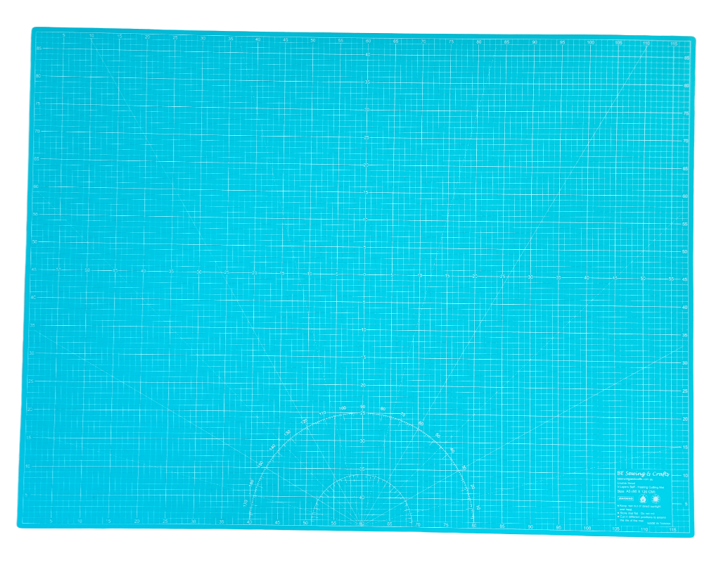 A0 Lilac/Teal Self Healing Cutting Mat 120cmx90cm 