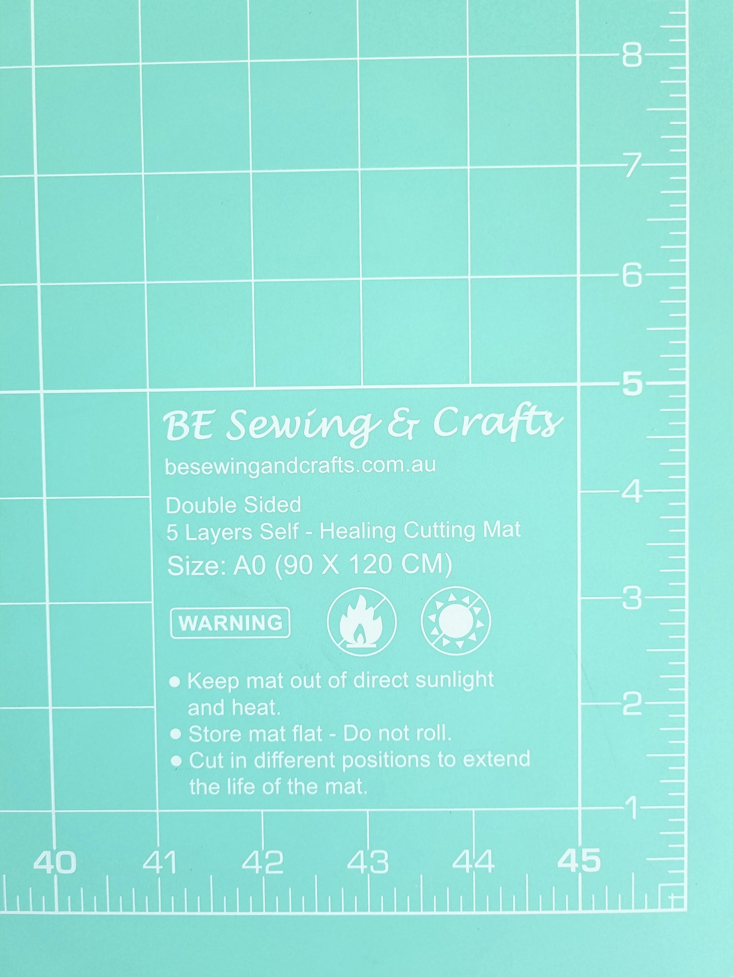 A0 Turquoise Self Healing Cutting Mat